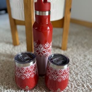Stainless Steel 3 Piece Wine Tumbler Set
